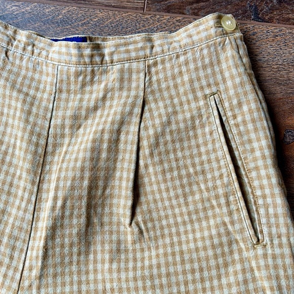 GAP Pants - VINTAGE GAP Cotton Linen Cropped Pants